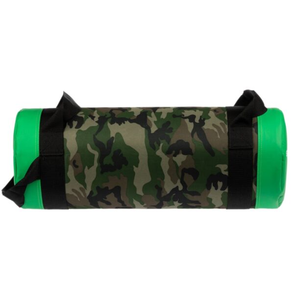 BOLSA DE PODER 10 KG NEGRO/VERDE SPORT FITNESS - Imagen 2