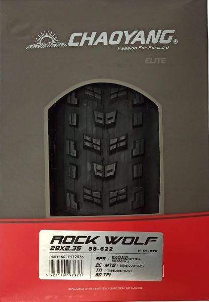 Llanta De Bicicleta 29 2.35 Rock Wolf Chaoyang Negra Almac n