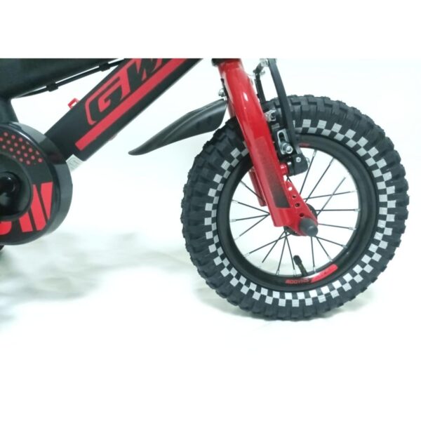 Bicicleta rin 12 gw shadow niño Negro/Rojo - Imagen 3